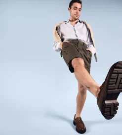 Discount MOCASÍN TRACK HERRAJE PIEL CAFÉ Hombre Mocasines