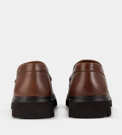 Discount MOCASÍN TRACK HERRAJE PIEL CAFÉ Hombre Mocasines