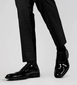 New OXFORD PUNTERA CHAROL NEGRO Hombre Vestir