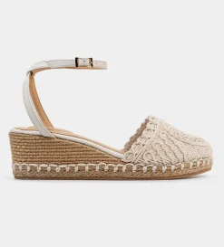 Outlet SANDALIA ALPARGATA TEXTIL BEIGE Mujer Flats Y Mocasines | Sandalias Y Plataformas