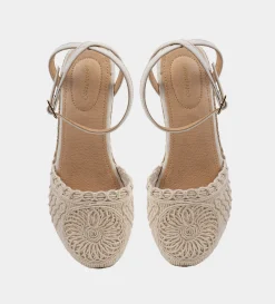 Outlet SANDALIA ALPARGATA TEXTIL BEIGE Mujer Flats Y Mocasines | Sandalias Y Plataformas