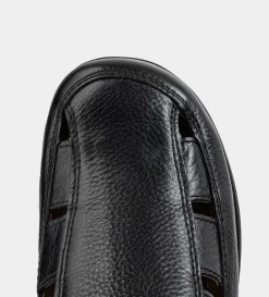 Outlet SANDALIA CASUAL PIEL NEGRO Hombre Sandalias