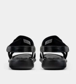 New SANDALIA CONFORT AJUSTABLE PIEL NEGRO Hombre Sandalias