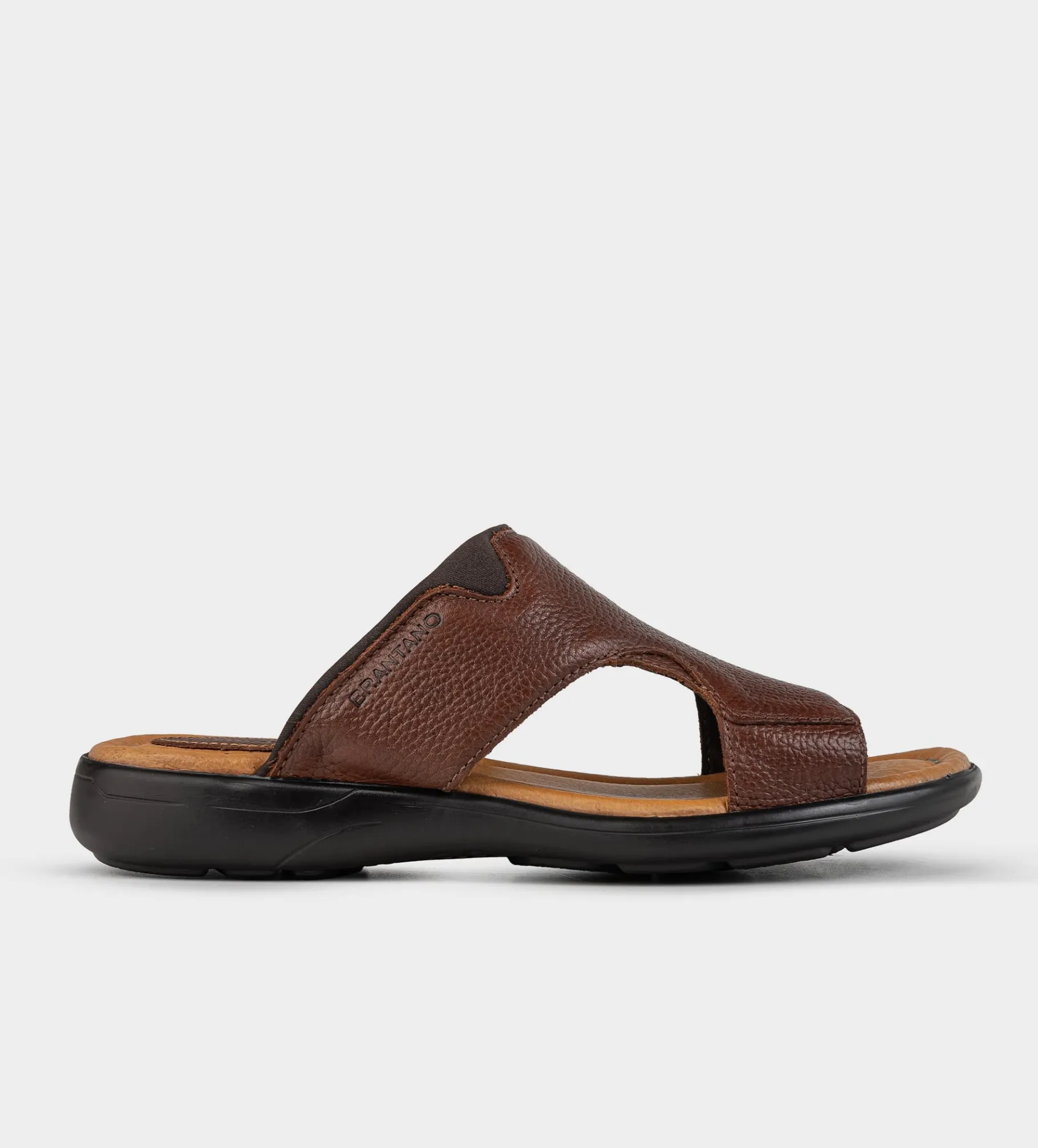 Hot SANDALIA CONFORT PIEL CAFÉ Hombre Sandalias