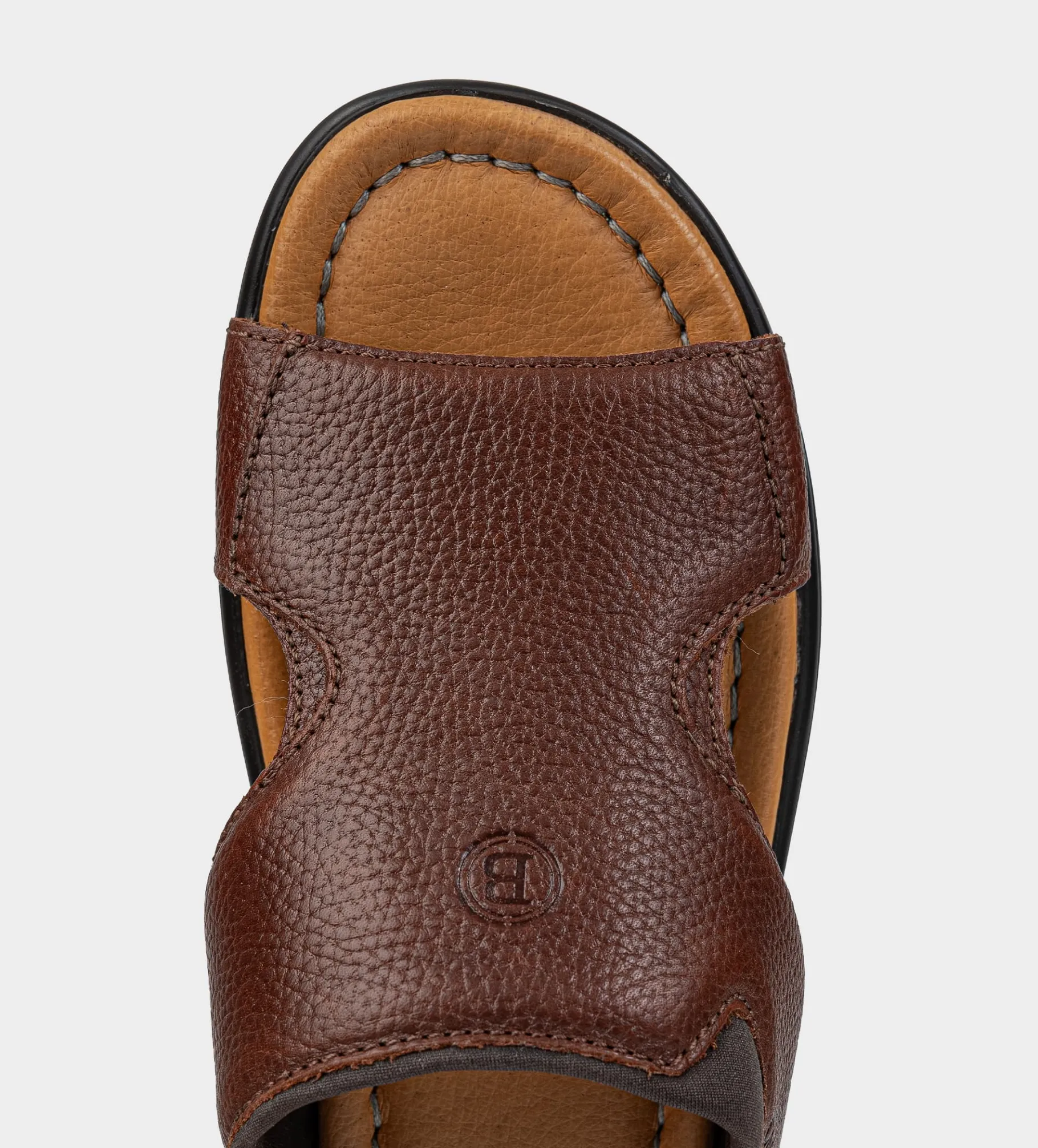 Hot SANDALIA CONFORT PIEL CAFÉ Hombre Sandalias