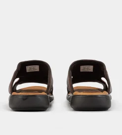 Hot SANDALIA CONFORT PIEL CAFÉ Hombre Sandalias