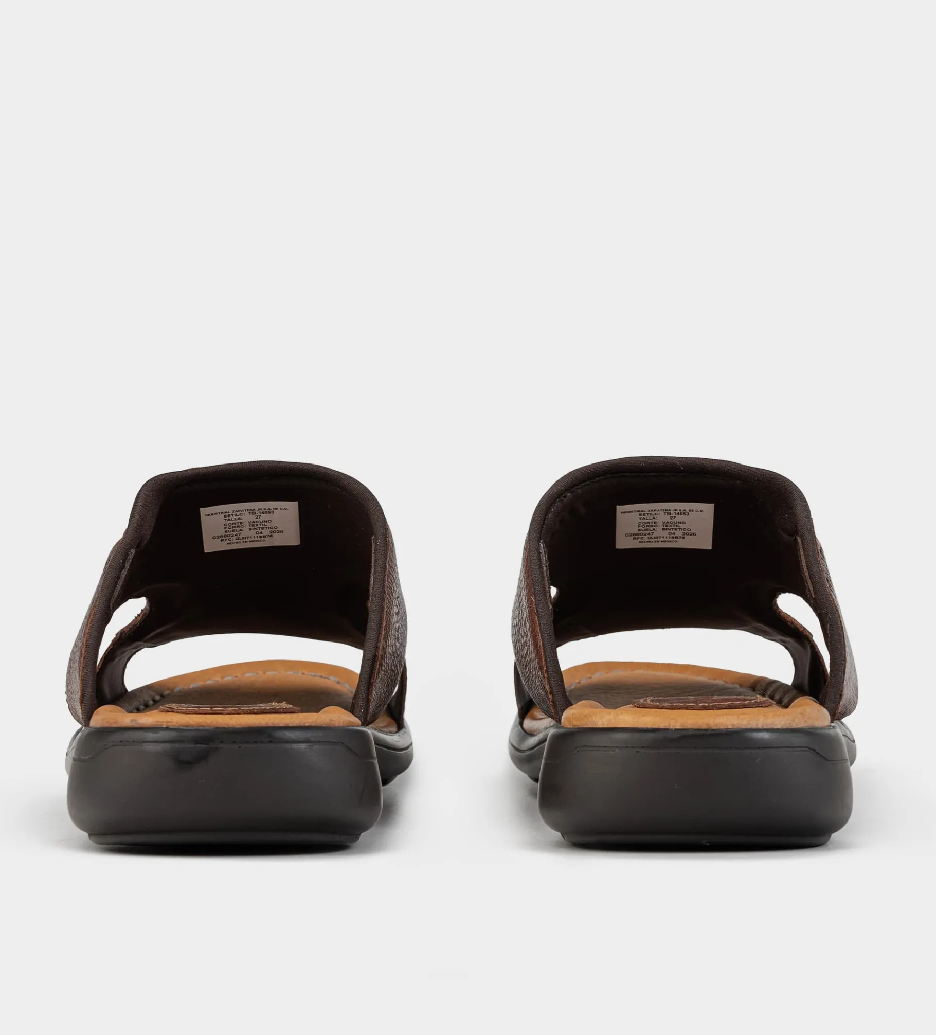 Hot SANDALIA CONFORT PIEL CAFÉ Hombre Sandalias