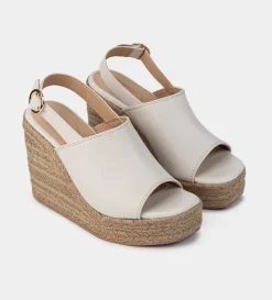 Best SANDALIA CUÑA PLATAFORMA BEIGE Mujer Sandalias Y Plataformas | Bride Collection