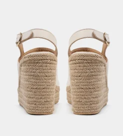 Best SANDALIA CUÑA PLATAFORMA BEIGE Mujer Sandalias Y Plataformas | Bride Collection