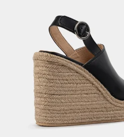 Online SANDALIA CUÑA PLATAFORMA NEGRO Mujer Sandalias Y Plataformas