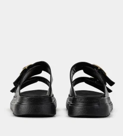 Discount SANDALIA FLAT HEBILLAS NEGRO Mujer Sandalias Y Plataformas