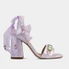 Best SANDALIA LAZO SATIN CRISTALES LILA Mujer Fiesta | Sandalias Y Plataformas