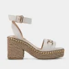 Outlet SANDALIA PLATAFORMA HERRAJE BEIGE Mujer Sandalias Y Plataformas