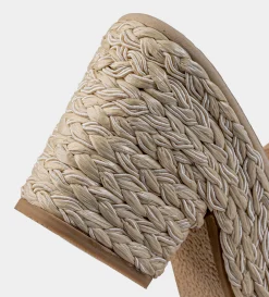 Discount SANDALIA PLATAFORMA TEJIDO YUTE Mujer Sandalias Y Plataformas
