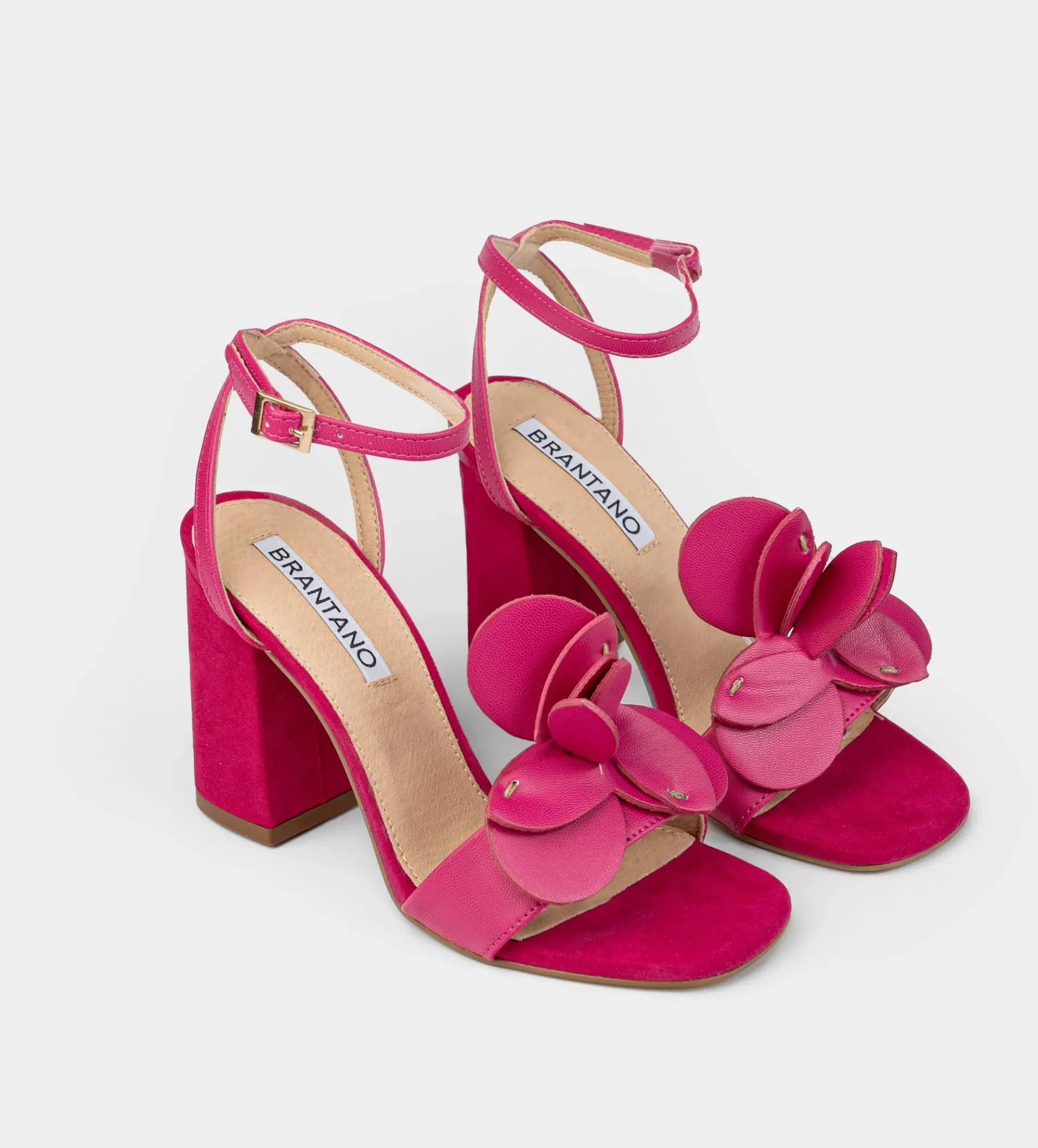 Hot SANDALIA TACÓN FLOR ROSA Mujer Sandalias Y Plataformas