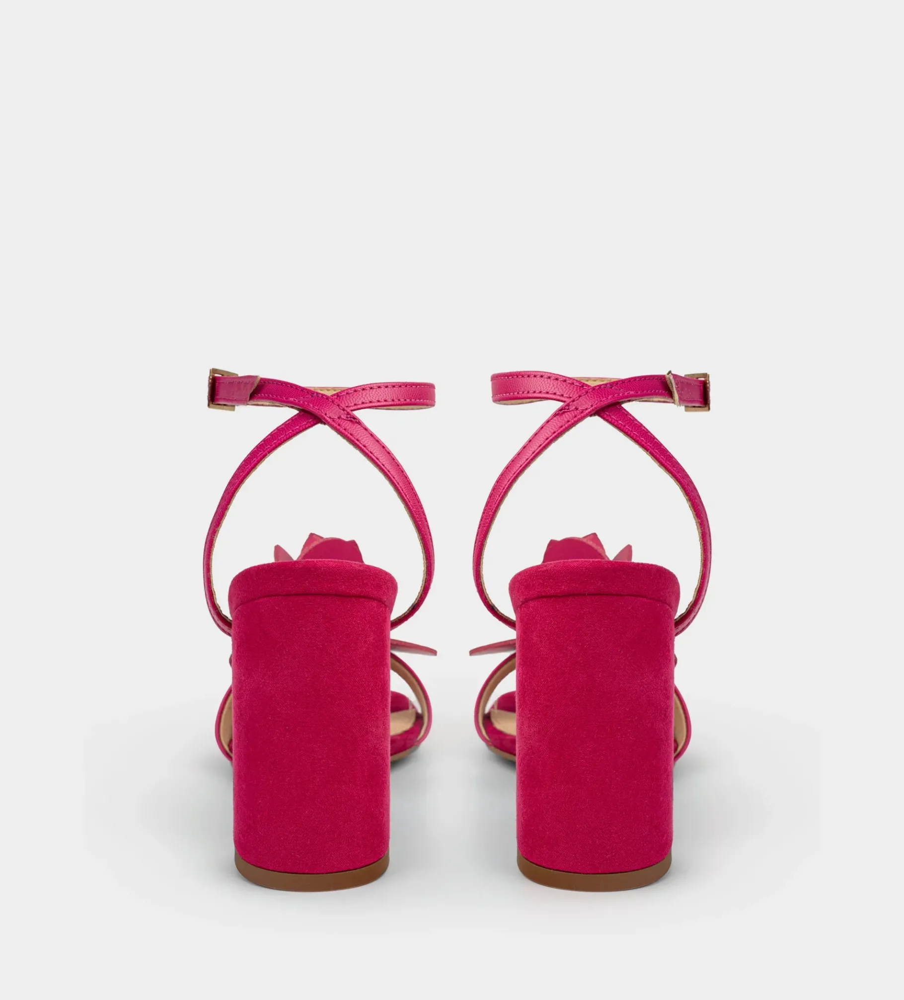 Hot SANDALIA TACÓN FLOR ROSA Mujer Sandalias Y Plataformas