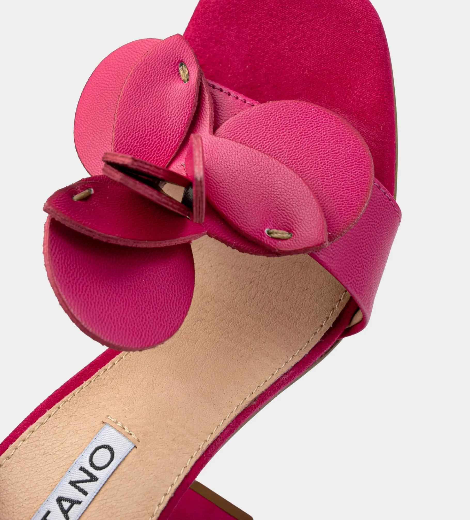 Hot SANDALIA TACÓN FLOR ROSA Mujer Sandalias Y Plataformas