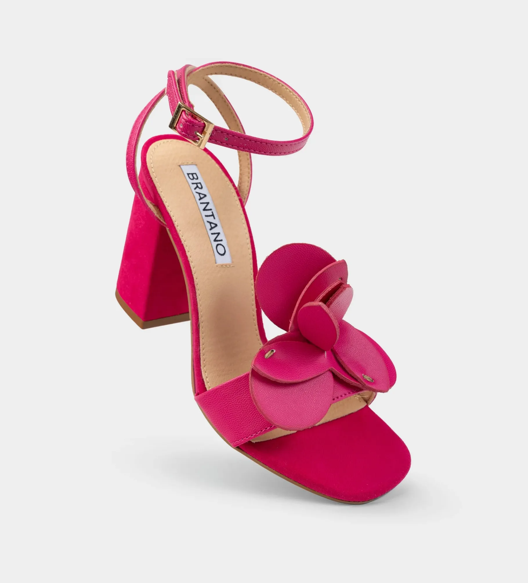 Hot SANDALIA TACÓN FLOR ROSA Mujer Sandalias Y Plataformas