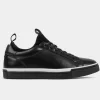 Online SNEAKER CALCETÍN HERMÉTICO PIEL NEGRO Hombre Sneakers