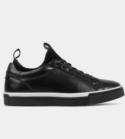 Online SNEAKER CALCETÍN HERMÉTICO PIEL NEGRO Hombre Sneakers