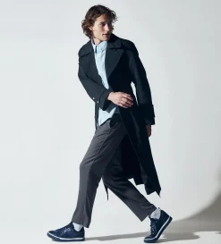 Sale SNEAKER CALCETÍN HERMÉTICO PIEL AZUL Hombre Sneakers