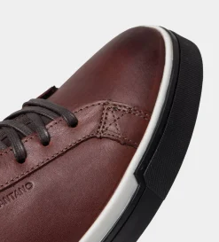 Best SNEAKER CALCETÍN HERMÉTICO PIEL VINO Hombre Sneakers