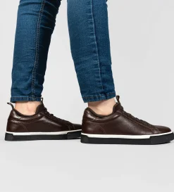 Best SNEAKER CALCETÍN HERMÉTICO PIEL CAFÉ Hombre Sneakers