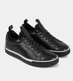 Online SNEAKER CALCETÍN HERMÉTICO PIEL NEGRO Hombre Sneakers