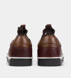 Best SNEAKER CALCETÍN HERMÉTICO PIEL VINO Hombre Sneakers