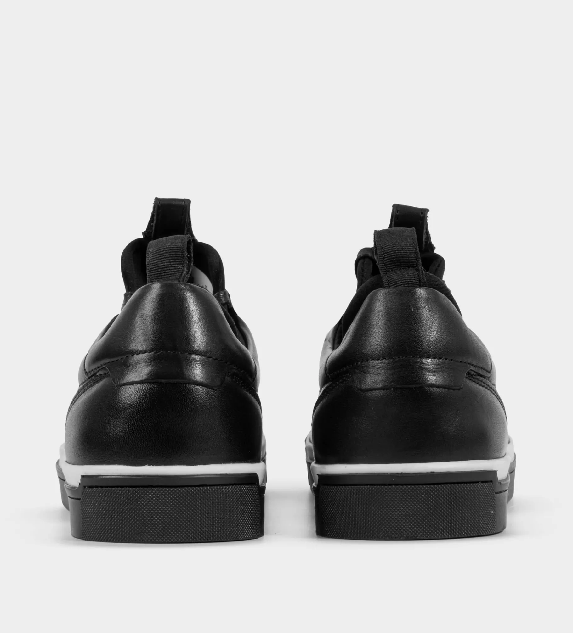 Online SNEAKER CALCETÍN HERMÉTICO PIEL NEGRO Hombre Sneakers