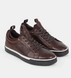 Best SNEAKER CALCETÍN HERMÉTICO PIEL CAFÉ Hombre Sneakers