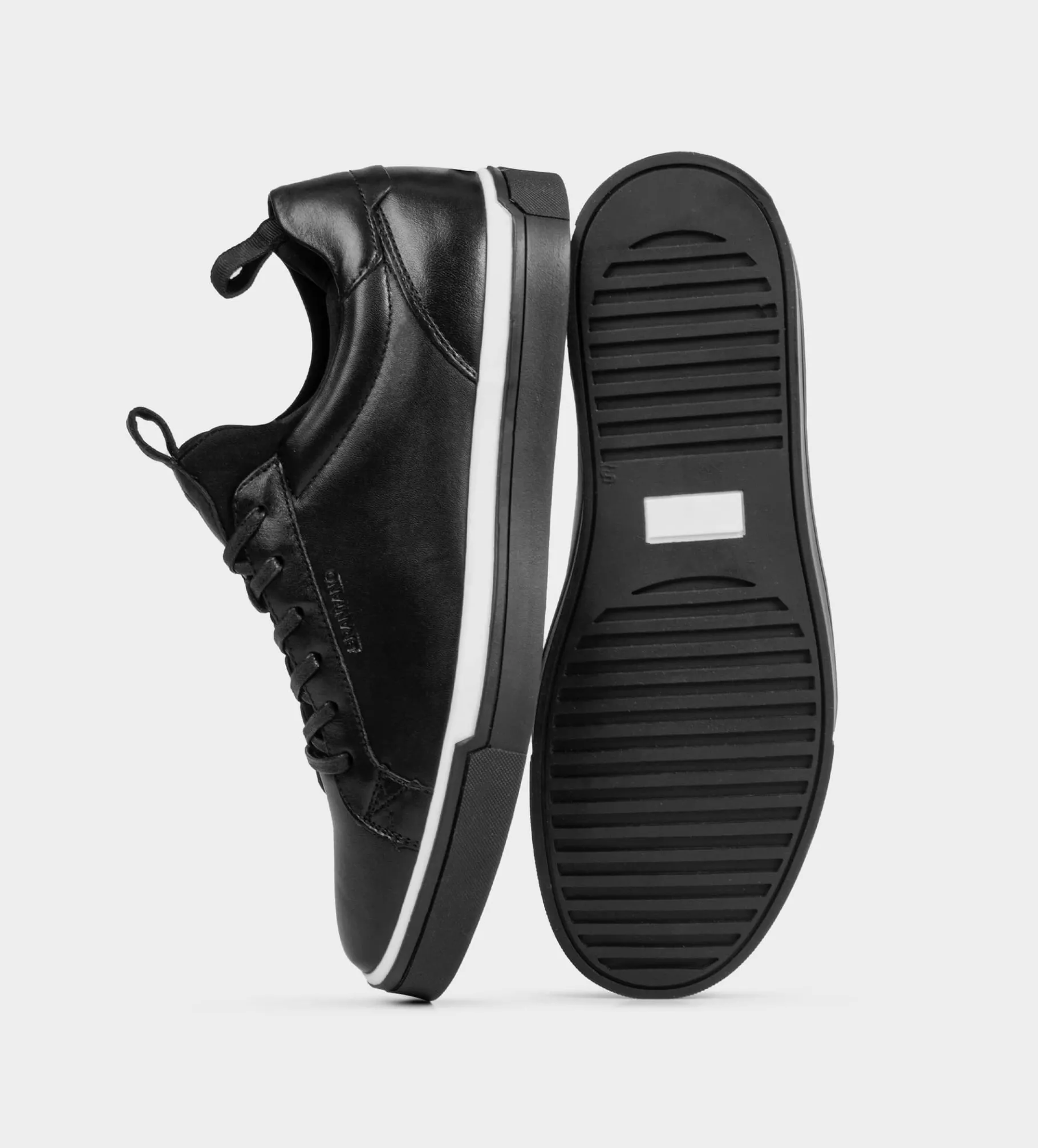 Online SNEAKER CALCETÍN HERMÉTICO PIEL NEGRO Hombre Sneakers