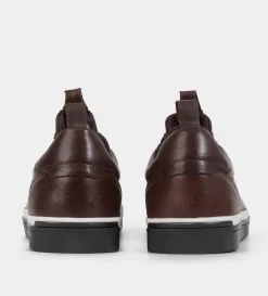 Best SNEAKER CALCETÍN HERMÉTICO PIEL CAFÉ Hombre Sneakers