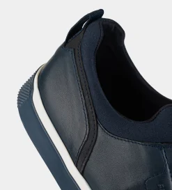 New SNEAKER CASUAL AGUJETA ELÁSTICA PIEL AZUL Hombre Sneakers