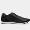 Online SNEAKER CASUAL PERFORADO PIEL NEGRO Hombre Sneakers