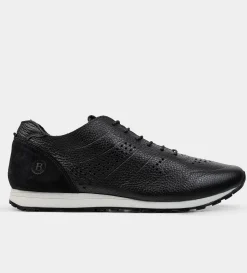 Online SNEAKER CASUAL PERFORADO PIEL NEGRO Hombre Sneakers