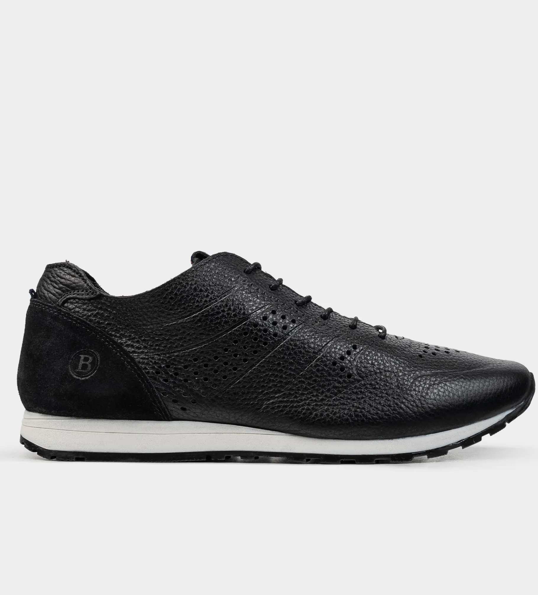 Online SNEAKER CASUAL PERFORADO PIEL NEGRO Hombre Sneakers