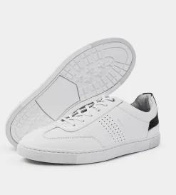Fashion SNEAKER CASUAL PERFORADO PIEL NEGRO Hombre Sneakers
