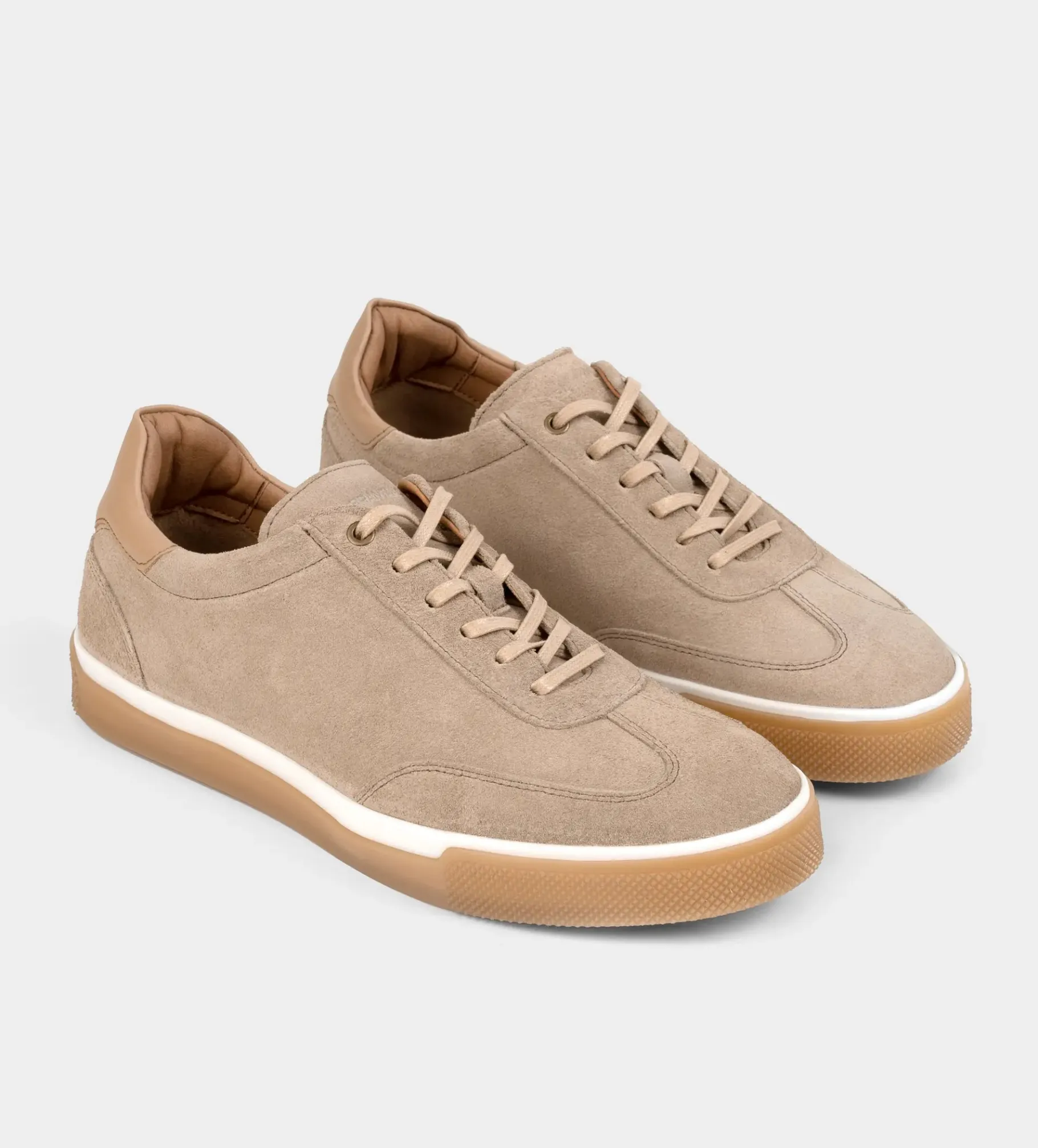 Fashion SNEAKER CASUAL PIEL GAMUZA BEIGE Hombre Sneakers
