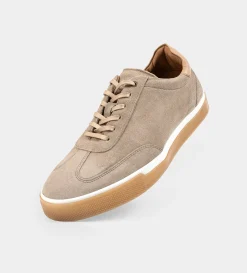 Fashion SNEAKER CASUAL PIEL GAMUZA BEIGE Hombre Sneakers