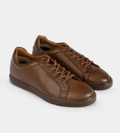 Best SNEAKER PIEL CAFÉ Hombre Sneakers