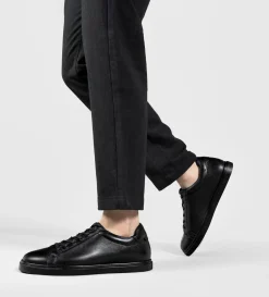 Discount SNEAKER PIEL NEGRO Hombre Sneakers