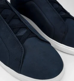 Hot SNEAKER SLIP ON NOBUCK AZUL Hombre Sneakers
