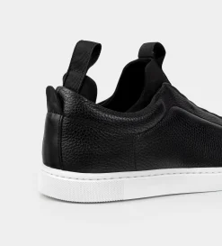Sale SNEAKER SLIP ON PIEL NEGRO Hombre Sneakers