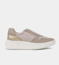 Sale SNEAKERS PLATAFORMA TEXTIL BEIGE Mujer Sneakers