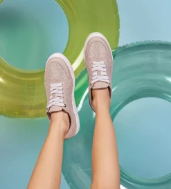 Hot SNEAKERS TEXTIL CASUAL BEIGE Mujer Sneakers
