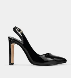 Sale ZAPATILLA DESTALONADA CHAROL NEGRO Mujer Fiesta | Tacones Y Zapatillas
