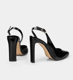 Sale ZAPATILLA DESTALONADA CHAROL NEGRO Mujer Fiesta | Tacones Y Zapatillas