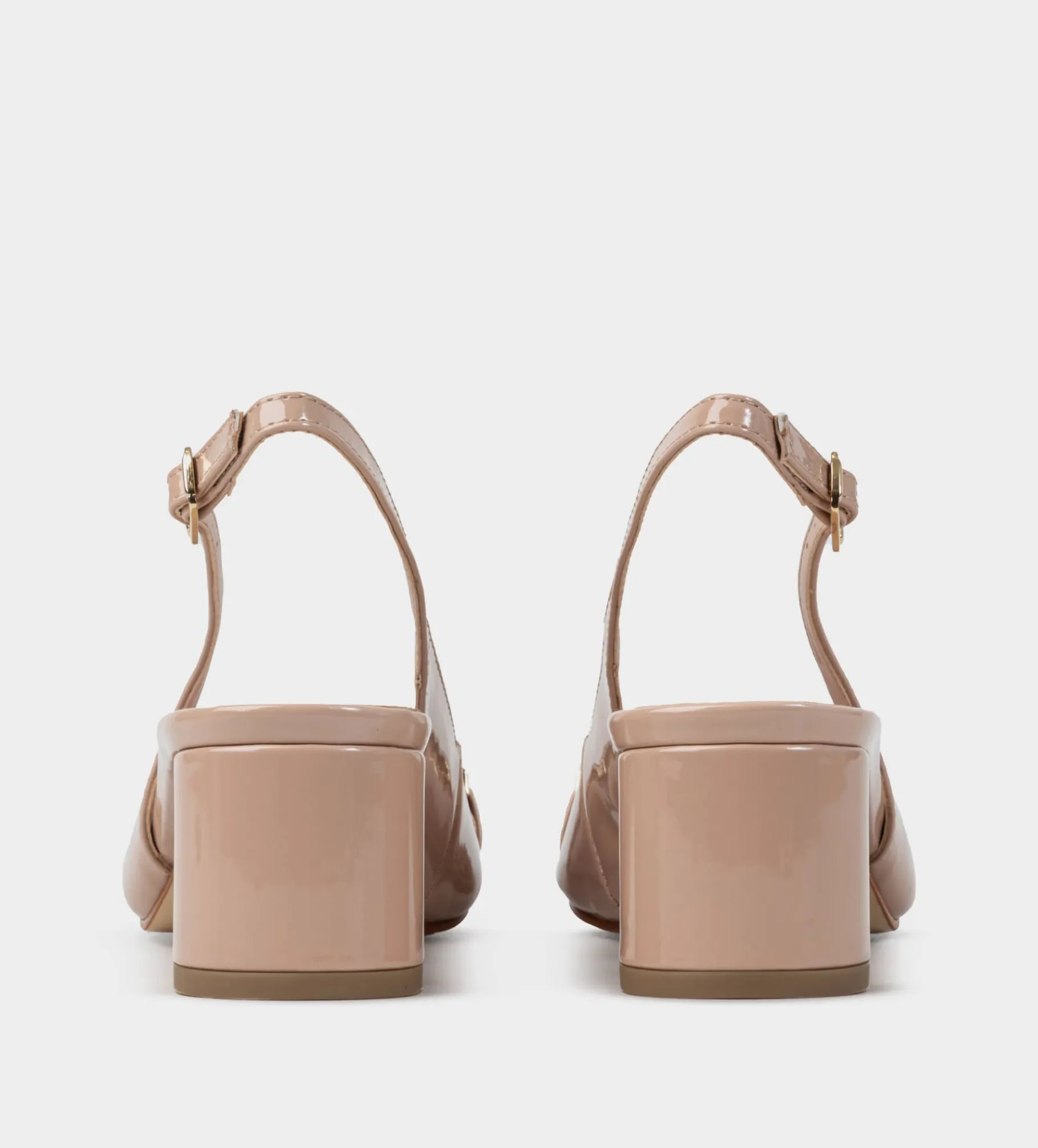 New ZAPATILLA SLING BACK HERRAJE NEUTRO Mujer Tacones Y Zapatillas