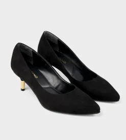 Discount ZAPATILLA TACÓN BAJO NEGRO Mujer Tacones Y Zapatillas